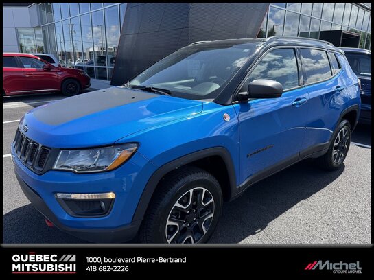 Jeep Compass Trailhawk 4x4, Démareur, Sièges et volants chauffants 2020 Bleu