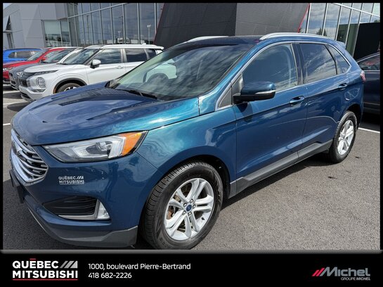 Ford Edge SEL, Awd, Volant chauffant, Démarreur, Navigation 2020 Bleu