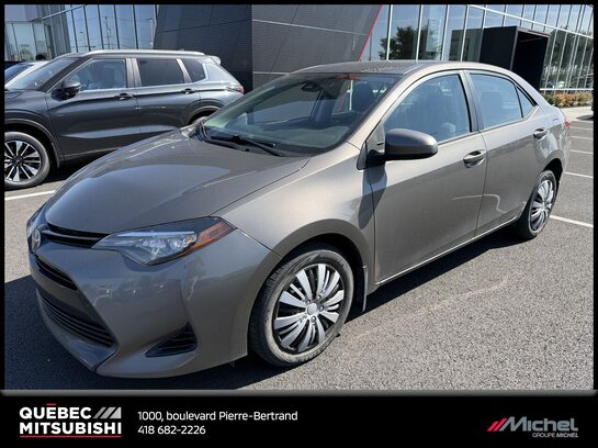 Toyota Corolla LE, Sièges chauffants, Caméra de recul, Démarreur à distance 2017 bronze
