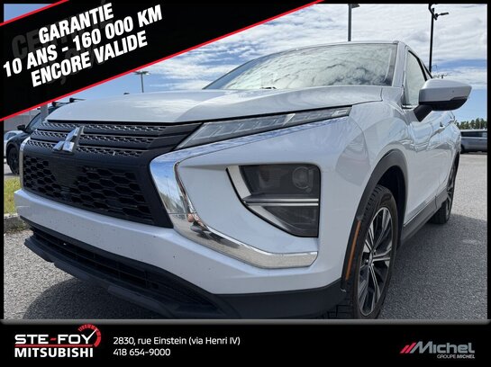2022 Mitsubishi Eclipse Cross ES AWD, CAMÉRA DE RECUL, APPLE CARPLAY White 2022 Mitsubishi Eclipse Cross ES AWD, CAMÉRA DE RECUL, APPLE CARPLAY White