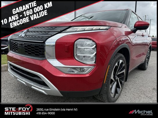 Mitsubishi Outlander LE Premium AWD, TOIT PANO, CAMÉRA 360, GARANTIE 2022 Rouge