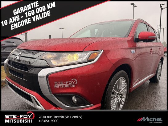 Mitsubishi Outlander PHEV LE AWD, GARANTIE 2031, SIÈGES CHAU, VOLANT CHAU 2022 Rouge