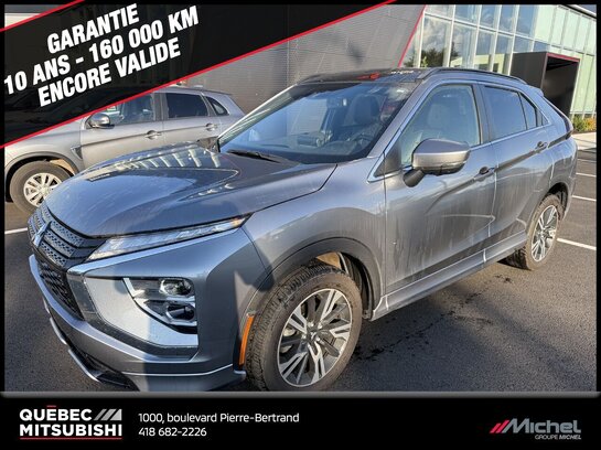 Mitsubishi Eclipse Cross GT S-AWC, Cuir, Hud, Toit Pano, Démarreur à distance 2023 Gris