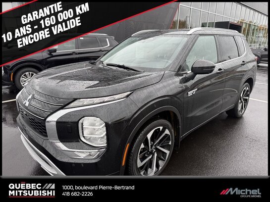 Mitsubishi Outlander PHEV GT S-AWC, 7 passagers, Système de son premium 2023 Noir Mitsubishi Outlander PHEV GT S-AWC, 7 passagers, Système de son premium 2023 Noir