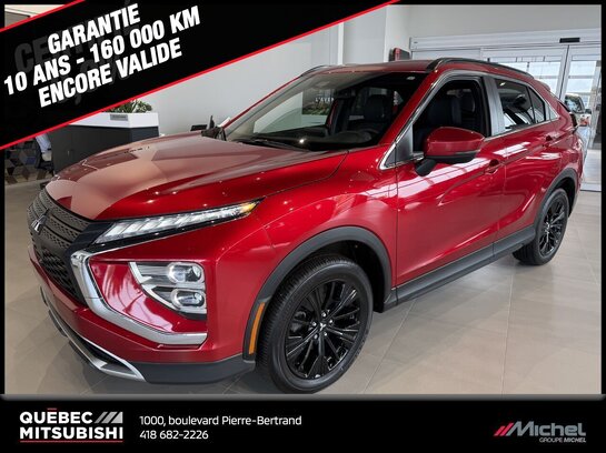 Mitsubishi Eclipse Cross SEL S-AWC, Volant Chauffant, HUD, Garantie 2031 2022 Rouge Mitsubishi Eclipse Cross SEL S-AWC, Volant Chauffant, HUD, Garantie 2031 2022 Rouge