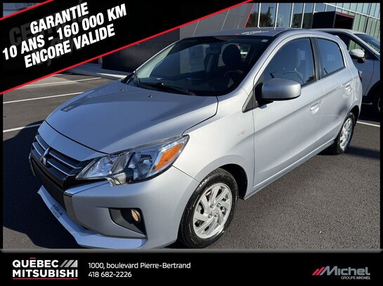 2022 Mitsubishi Mirage SE, Adaptateur de vitesse, Vitres électriques, Apple Carplay/Android Auto Silver