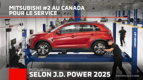 Mitsubishi bondit au 2e rang de la satisfaction service au Canada (J.D. Power 2025)