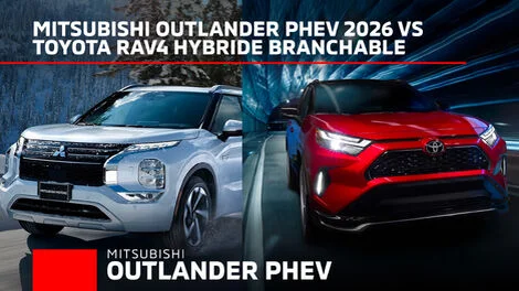 Mitsubishi Outlander PHEV 2026 vs Toyota RAV4 hybride branchable