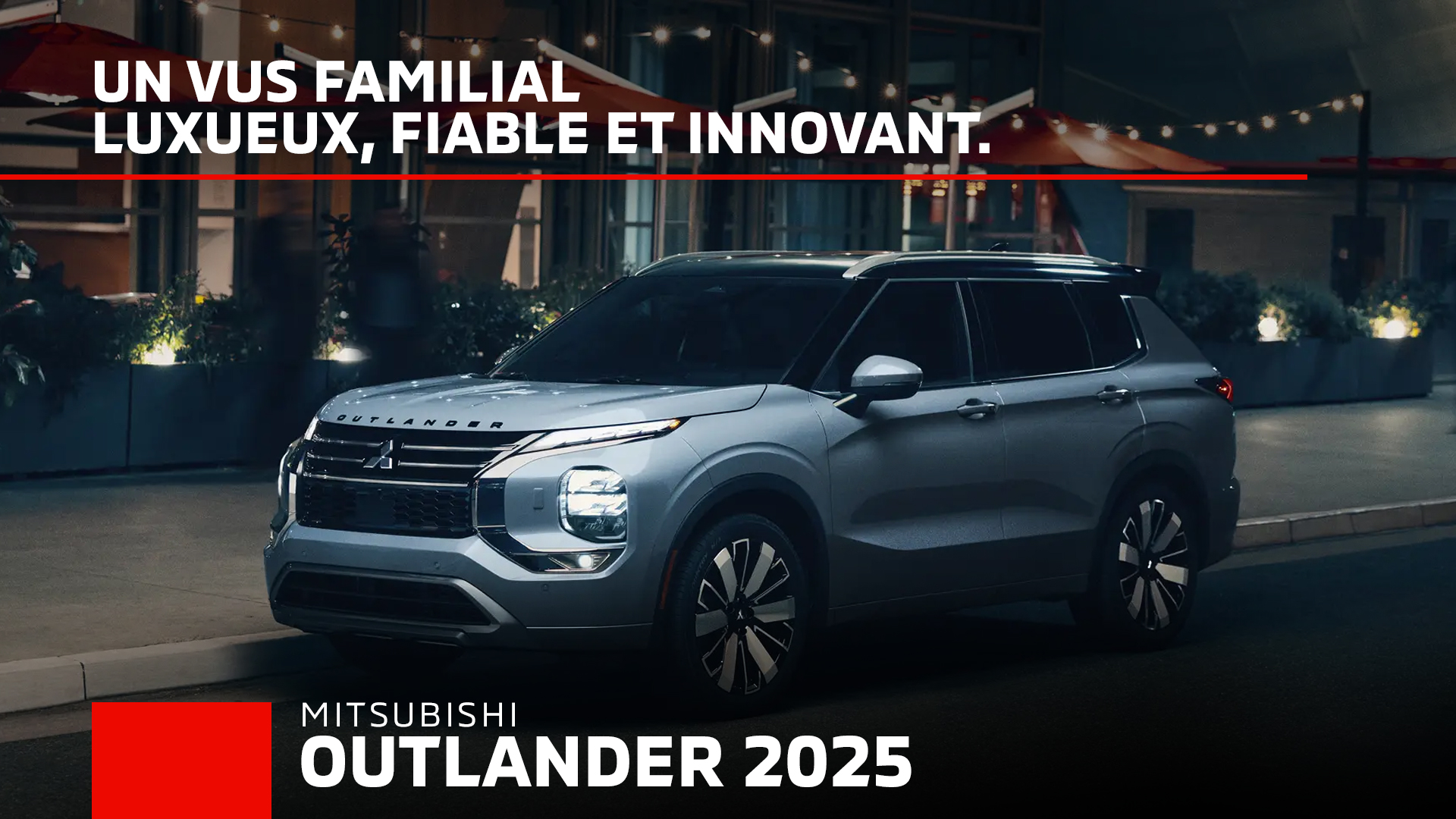 Quebec mitsubishi blog OUTLANDER 2025 mai FR