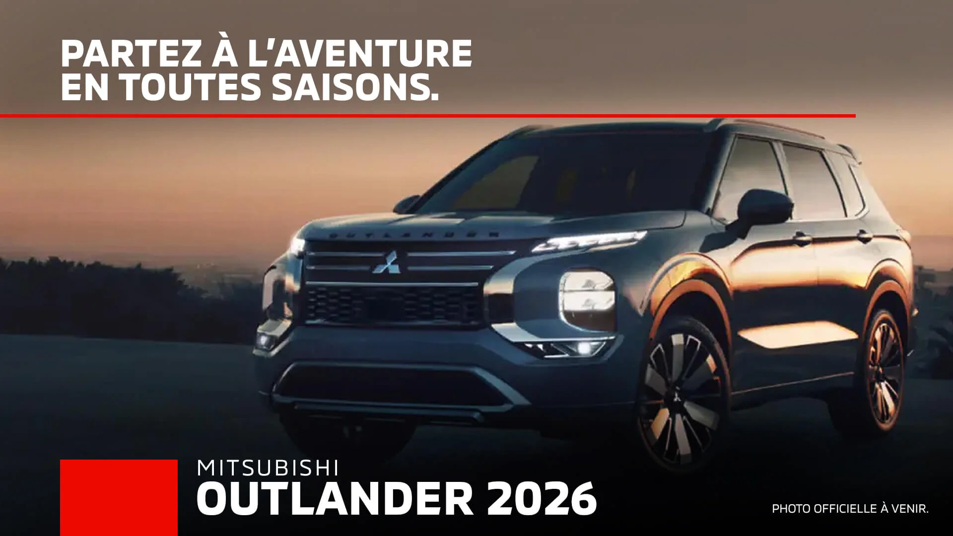 Découvrez le nouveau Mitsubishi Outlander 2026 : désormais hybride ou hybride rechargeable